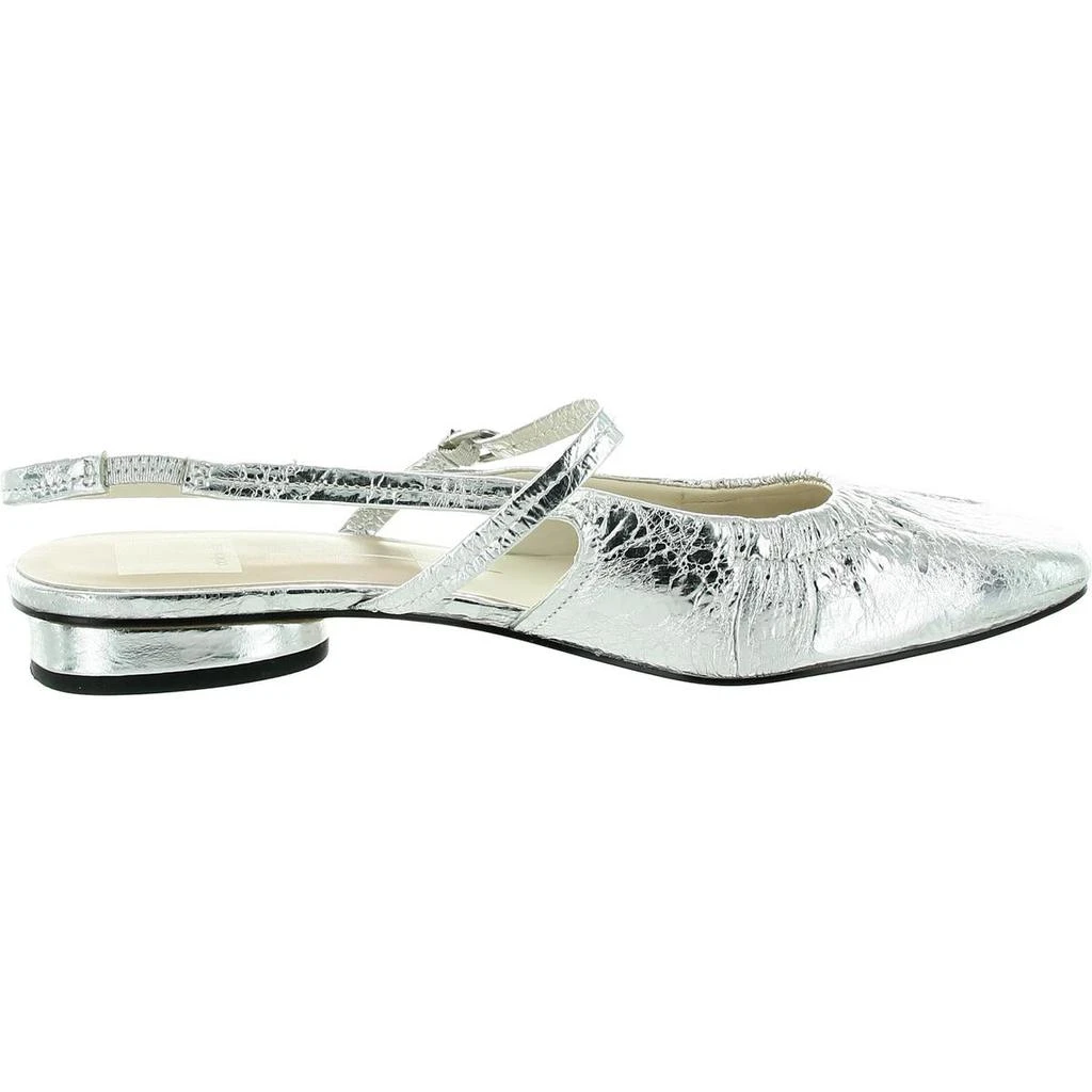 商品Dolce Vita|Dolce Vita Womens Rianne Crackle Leather Slingback Heels,价格¥419,第4张图片详细描述