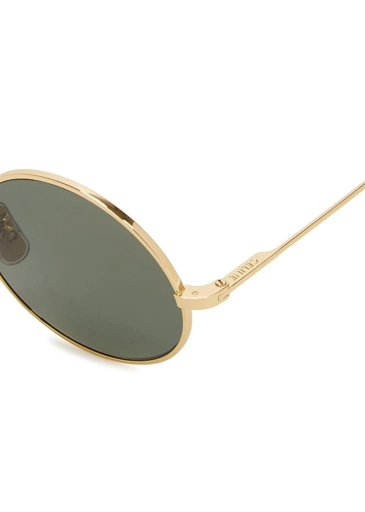 商品Celine|Gold-tone round-frame sunglasses,价格¥3510,第3张图片详细描述