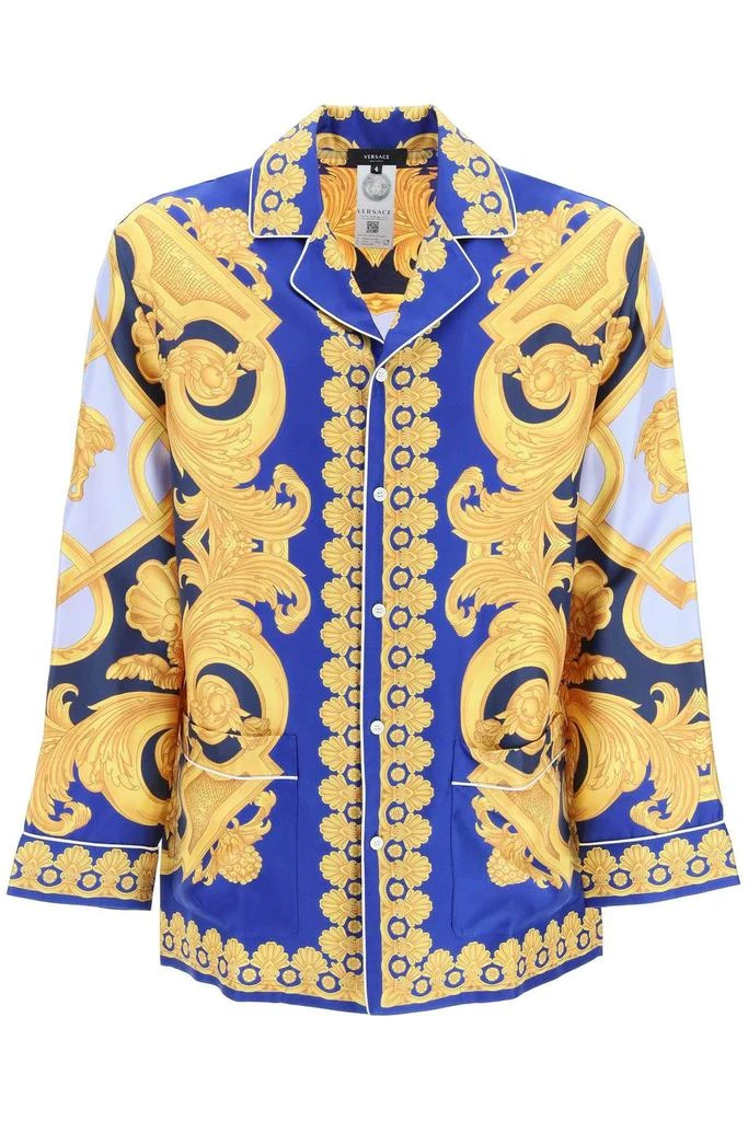 商品Versace|'BAROCCO 660' SILK PAJAMA SHIRT,价格¥3385,第1张图片
