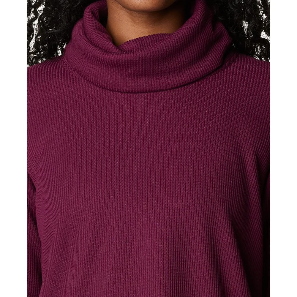 商品Columbia|Women's Holly Hideaway Waffle Cowl-Neck Pullover Top,价格¥236,第5张图片详细描述