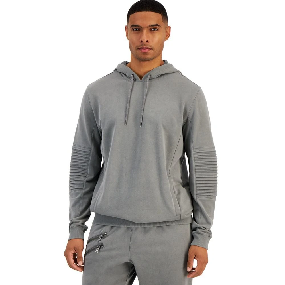 商品INC International|Men's Regular-Fit Moto Hoodie, Created for Macy's,价格¥232,第1张图片