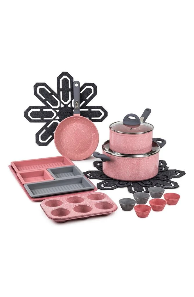 商品Brooklyn Steel Co.|Zodiac Silicone 20-Piece Cookware Set,价格¥1442,第1张图片详细描述