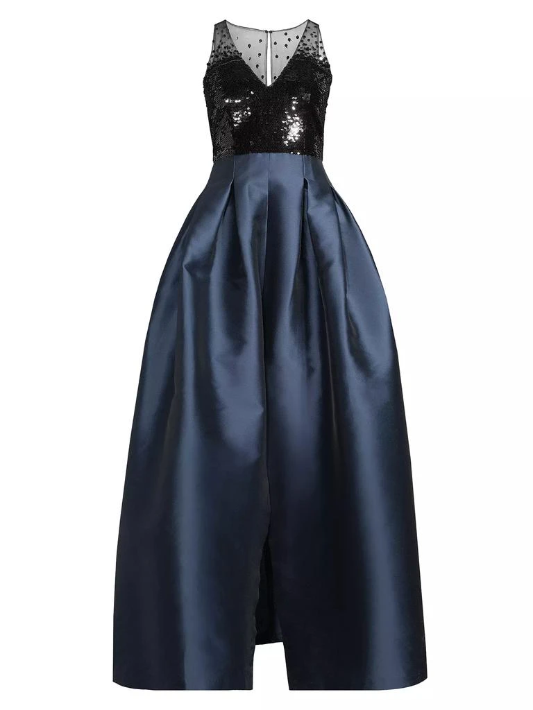 商品Sachin & Babi|Erica Sequin & Satin Gown,价格¥2953,第1张图片