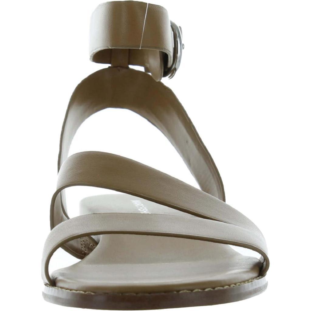 商品Marc Fisher|Marc Fisher Womens Tavie Leather Flat Slide Sandals,价格¥283,第6张图片详细描述