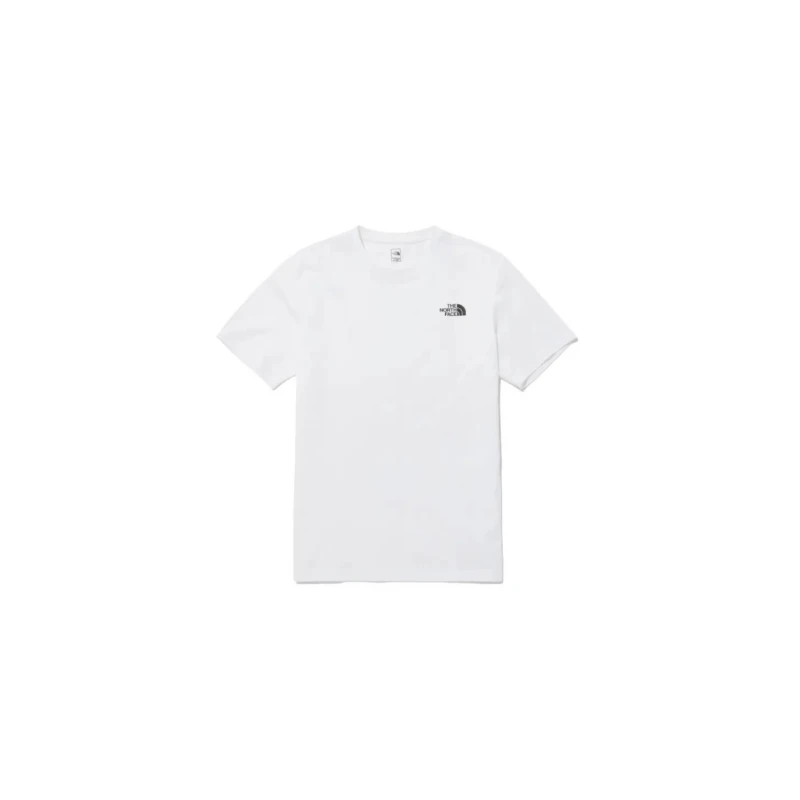 北面（The North Face）短袖情侣夏季运动休闲圆领宽松T恤NT7UP47B-白色 商品