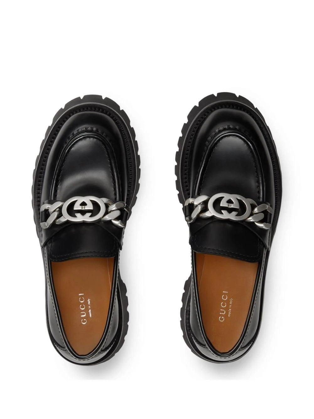 商品Gucci|Gucci 女士休闲鞋 752650DS8001000 黑色,价格¥11416,第5张图片详细描述