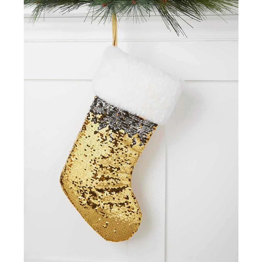 商品Macy's|Gold Sequined Stocking, Created for Macy's,价格¥30,第1张图片