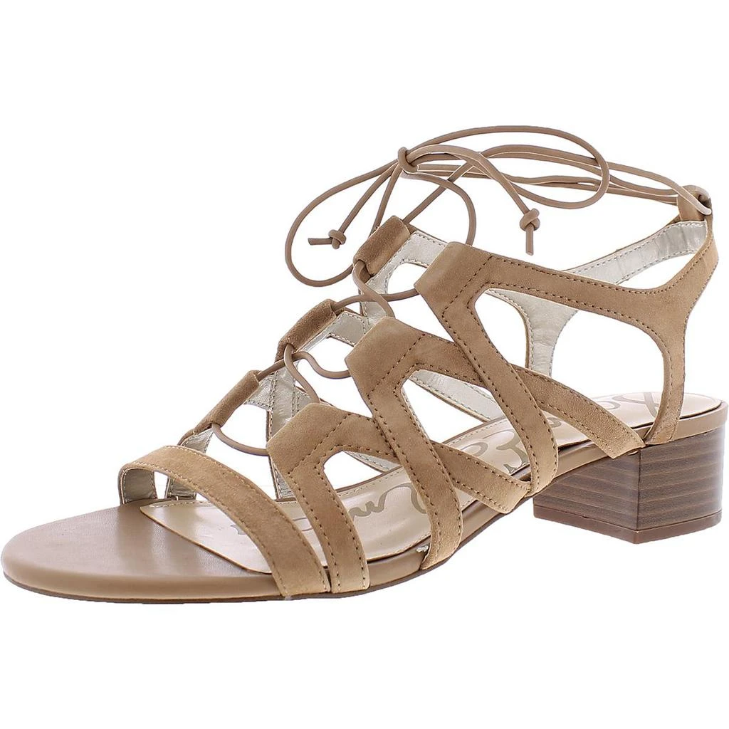 商品Sam Edelman|Sam Edelman Womens Ardella Leather Lace Up Gladiator Sandals,价格¥85,第1张图片