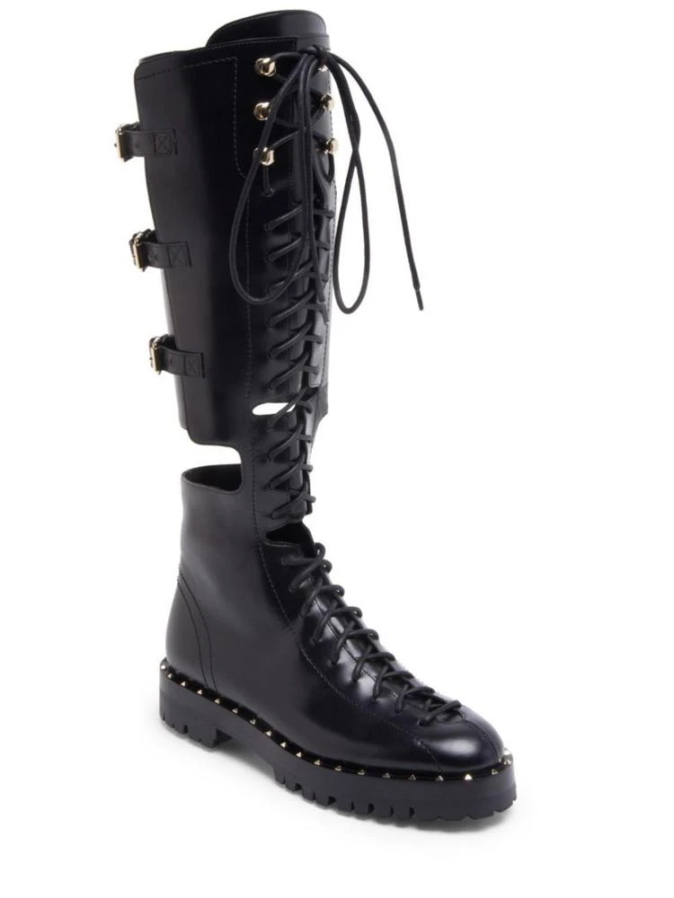 商品Valentino|Soul Rockstud Leather Boots,价格¥7423,第1张图片