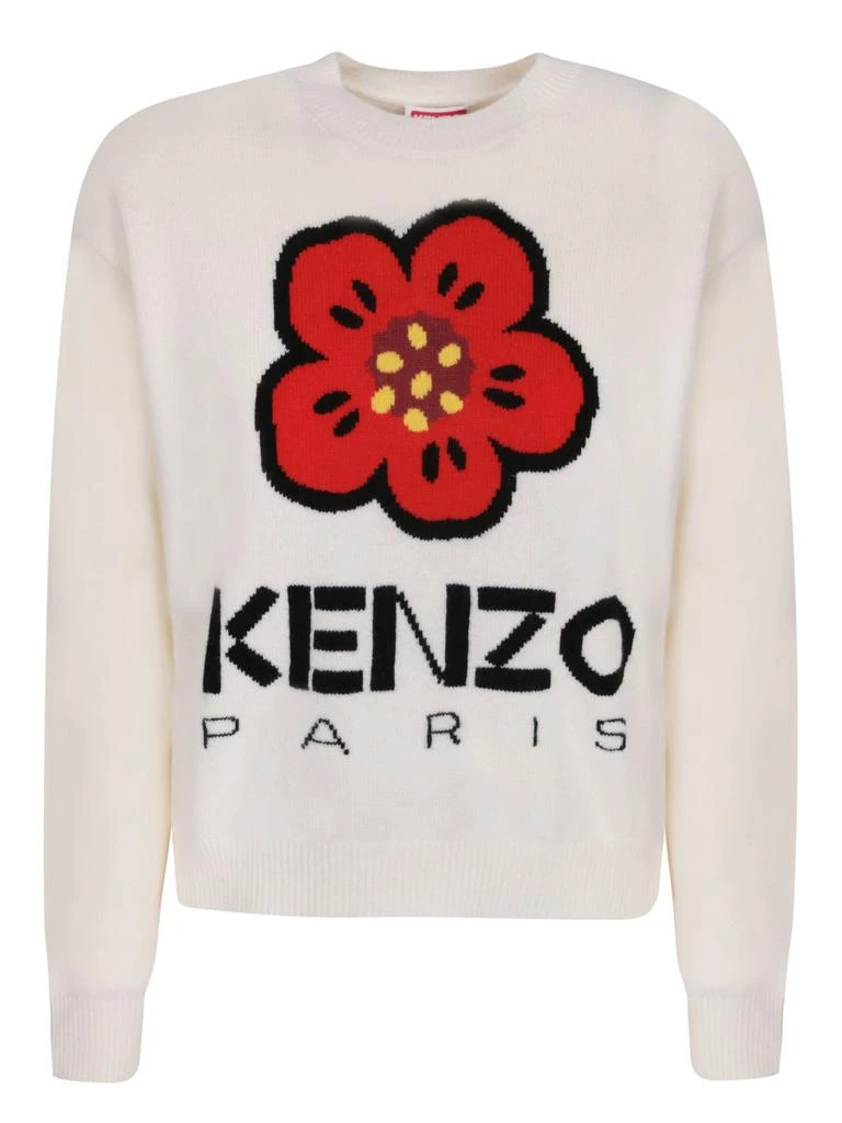 商品Kenzo|Kenzo Boke Flower Crewneck Knitted Jumper,价格¥1811,第1张图片