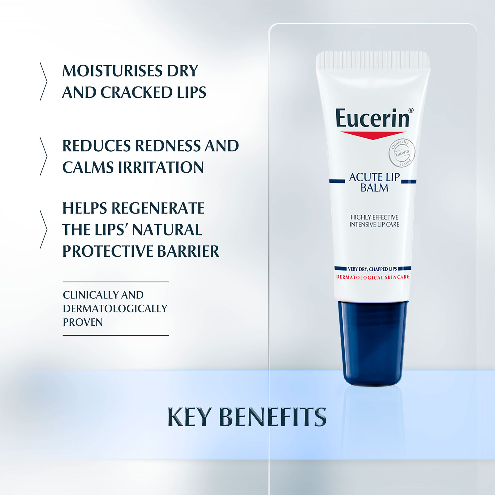 Eucerin 优色林 抗干燥强效润唇膏 10ml商品第2张图片规格展示