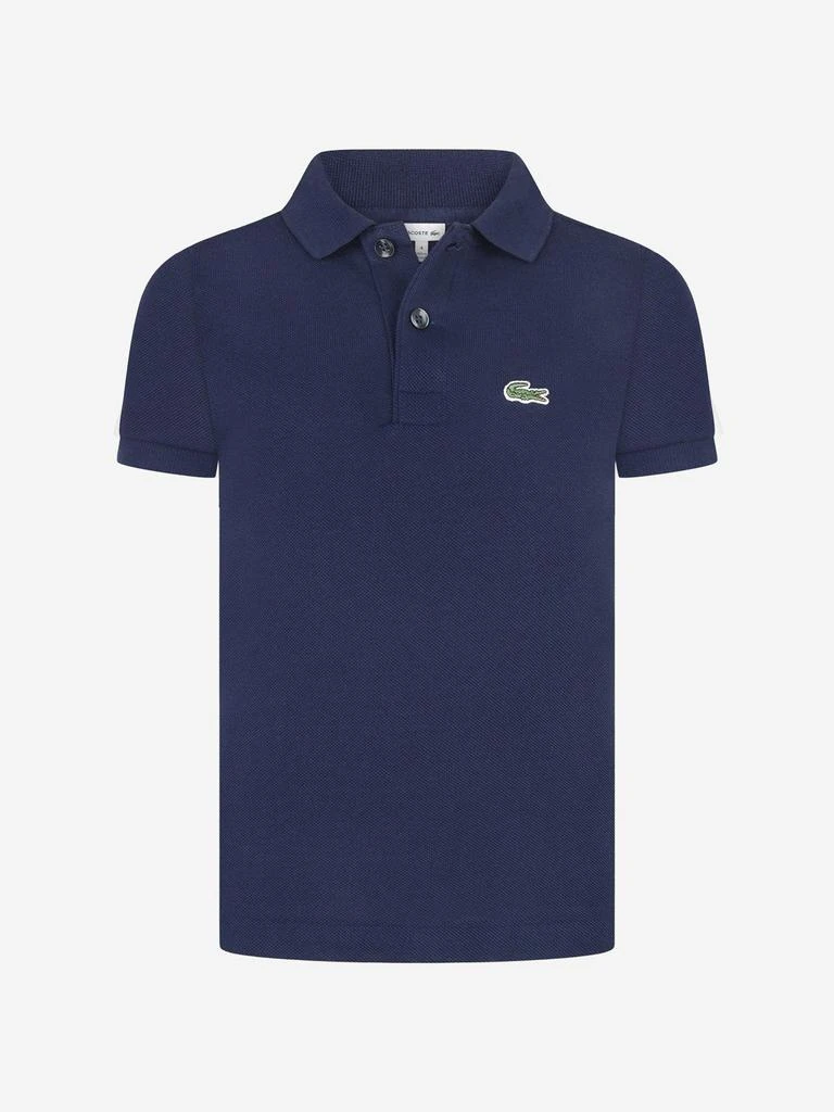 商品Lacoste|Boys Cotton Short Sleeve Polo Shirt,价格¥388,第5张图片详细描述
