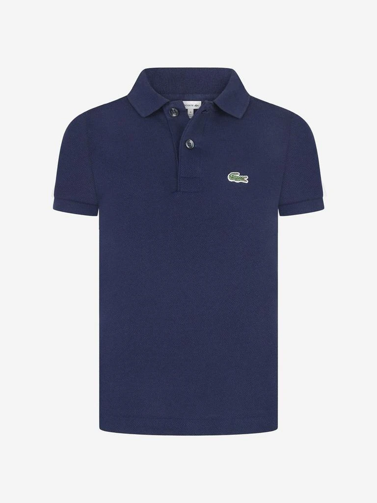 商品Lacoste|Lacoste Boys Cotton Short Sleeve Polo Shirt,价格¥442,第5张图片详细描述