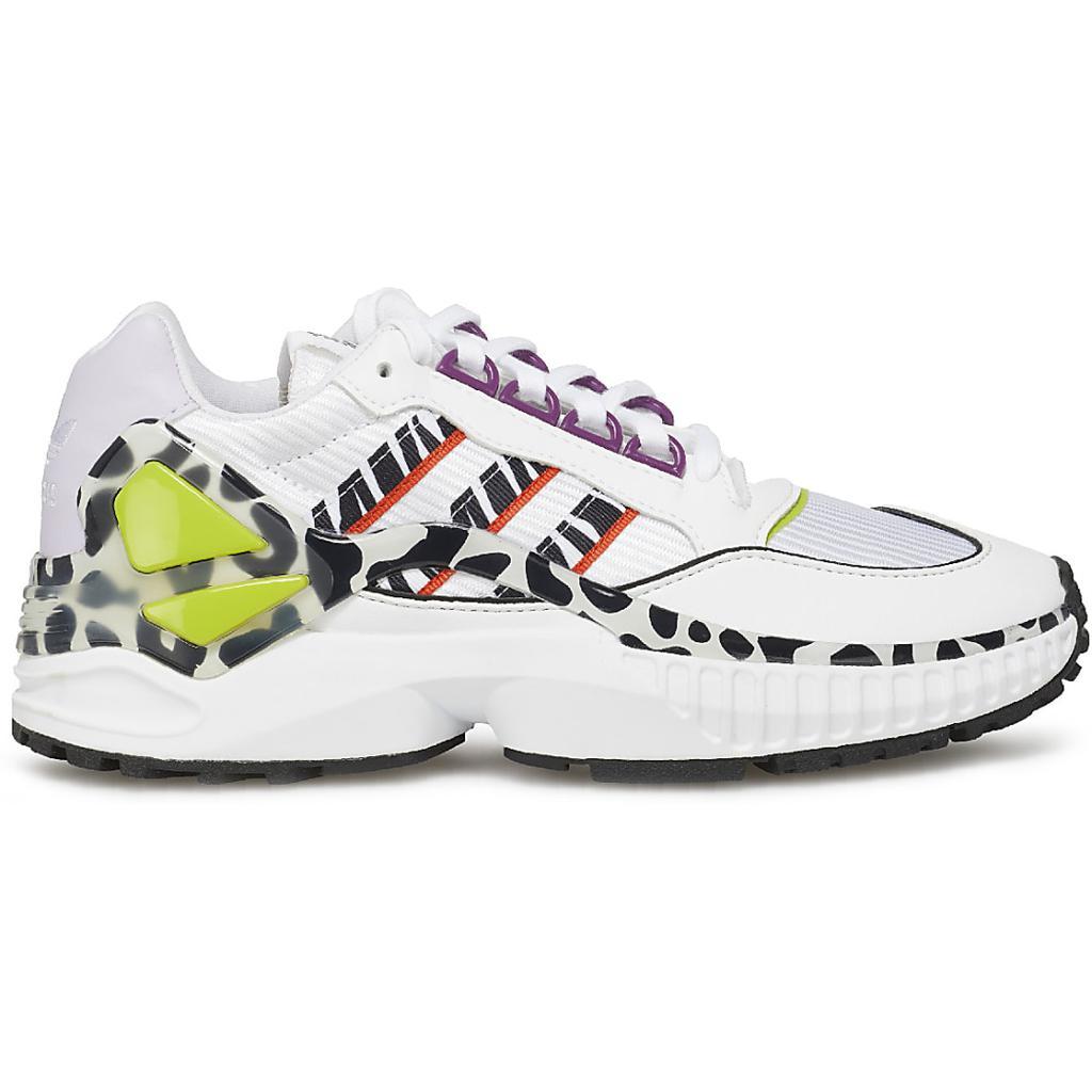 商品Adidas|Rich Mnisi ZX Wavian - Cloud White/True Orange/Purple Tint,价格¥524,第1张图片