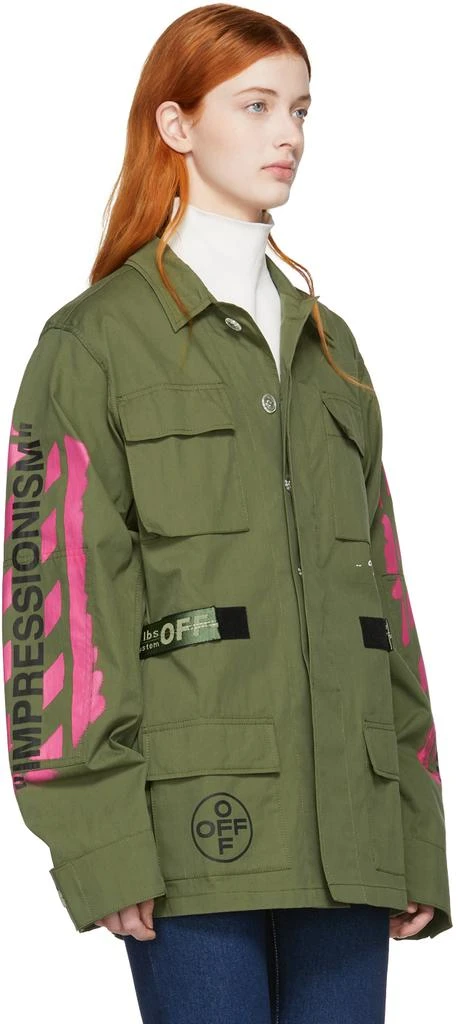 商品Off-White|Khaki Field Jacket,价格¥6066,第2张图片详细描述