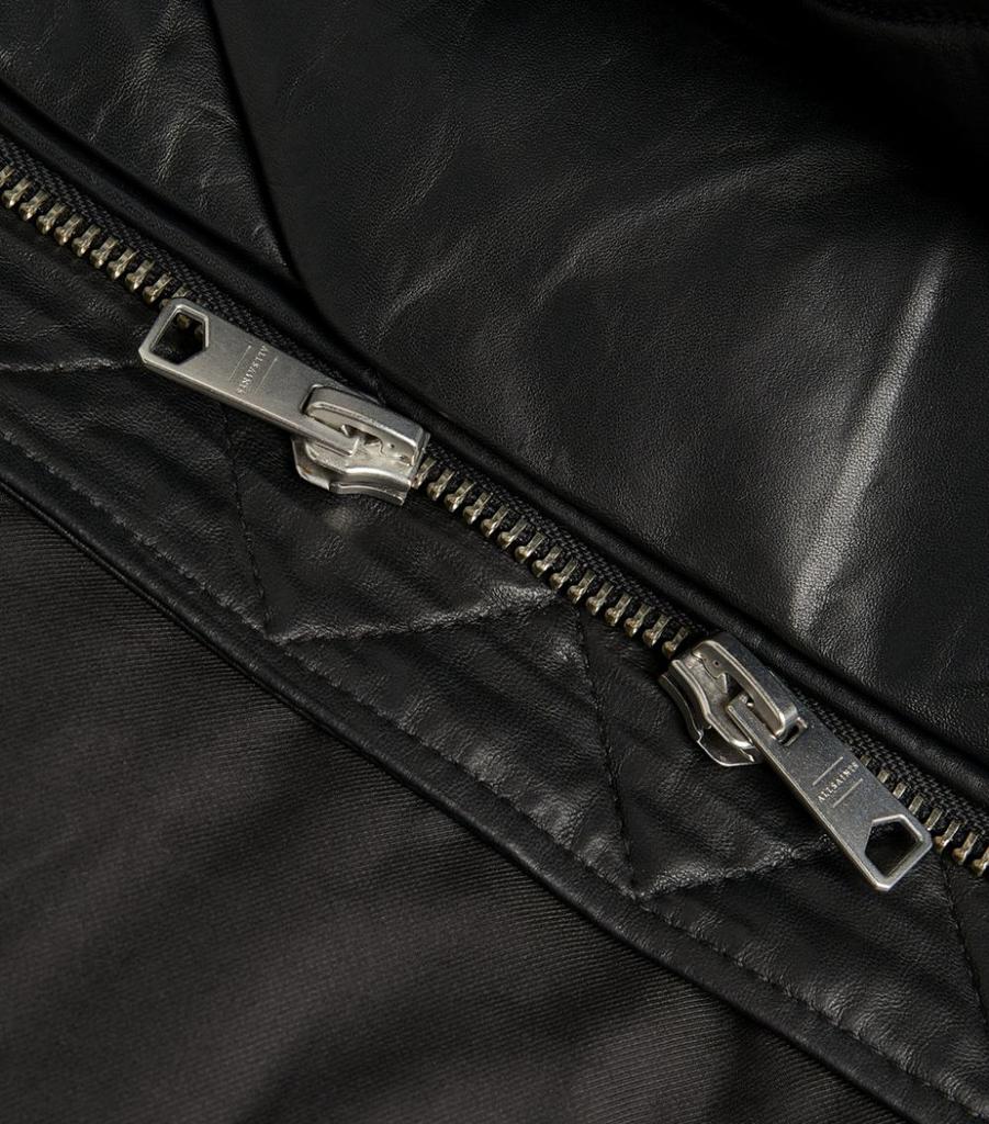 Leather Bailey Puffer Jacket商品第5张图片规格展示