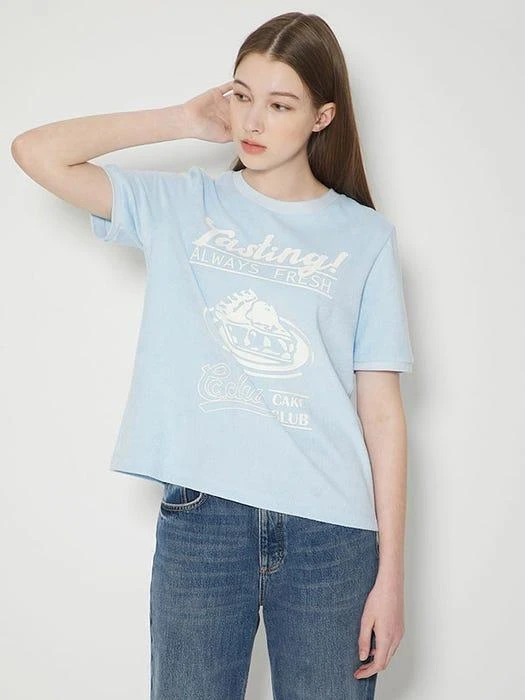 商品CCclub|Cake Printing Terry T-shirt,价格¥718,第3张图片详细描述