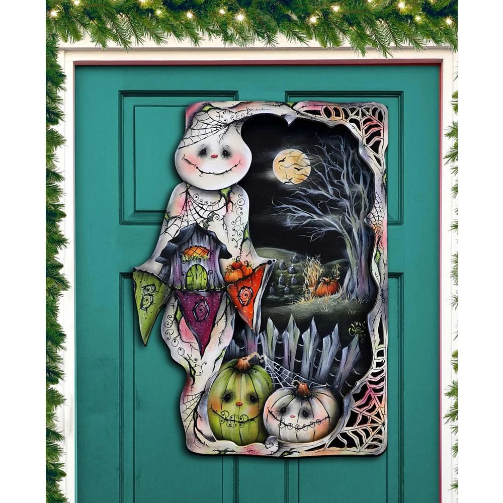 商品Designocracy|Holiday Door Decor Wall Decor Night of the Pumpkins Wooden J. Mills-Price,价格¥1099,第3张图片详细描述