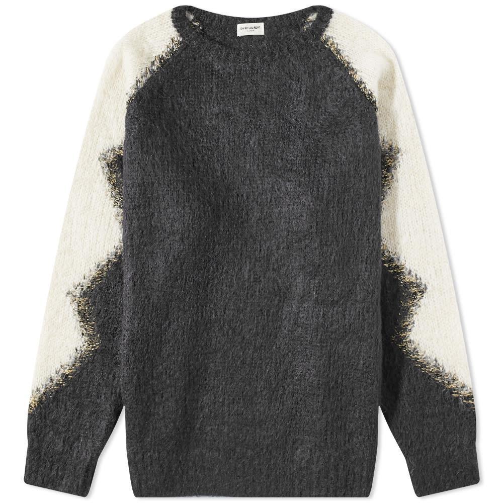 商品Yves Saint Laurent|Saint Laurent Mohair Crew Knit,价格¥7893,第1张图片