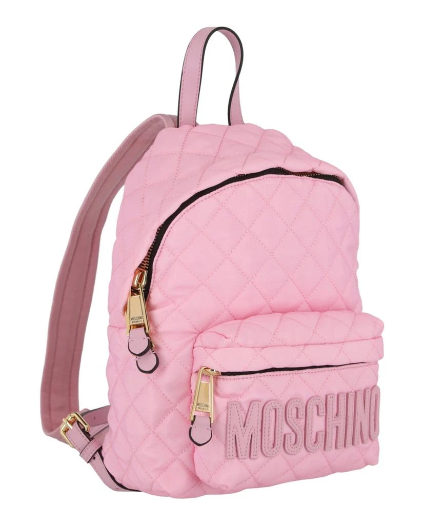 商品Moschino|Quilted Nylon Logo Backpack,价格¥2620,第2张图片详细描述