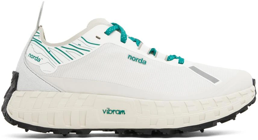 商品Norda|Off-White & Green norda 001 Sneakers,价格¥1997,第1张图片