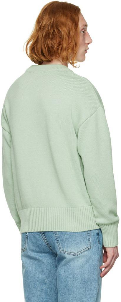 商品AMI|Green Ami de Cœur Sweater,价格¥2567,第5张图片详细描述