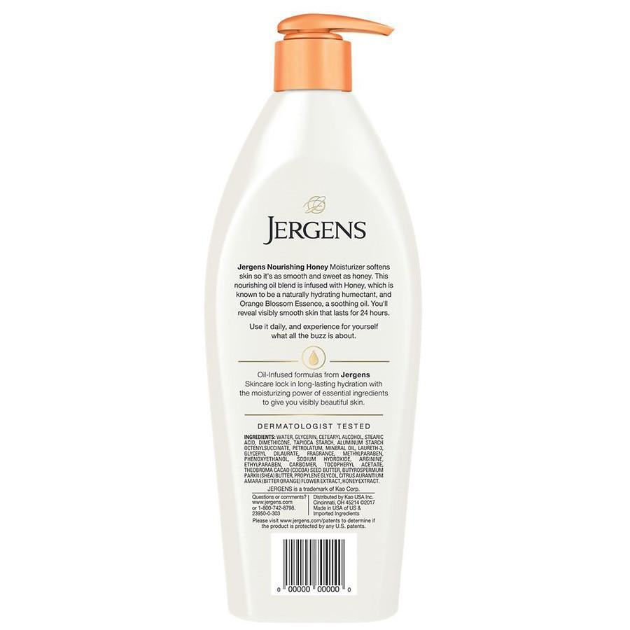 商品Jergens|Nourishing Body and Body Lotion Honey and Orange Blossom Essence,价格¥62,第4张图片详细描述