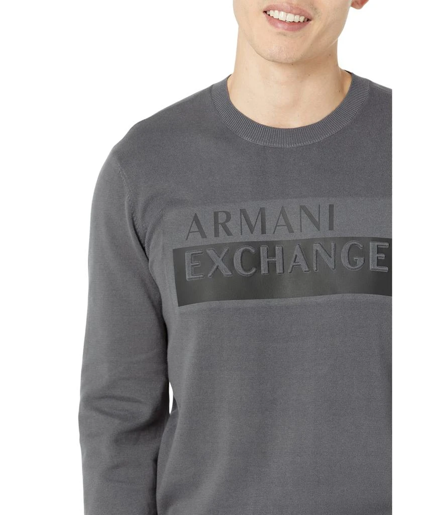 商品Armani Exchange|Logo Pullover Sweater,价格¥709,第3张图片详细描述