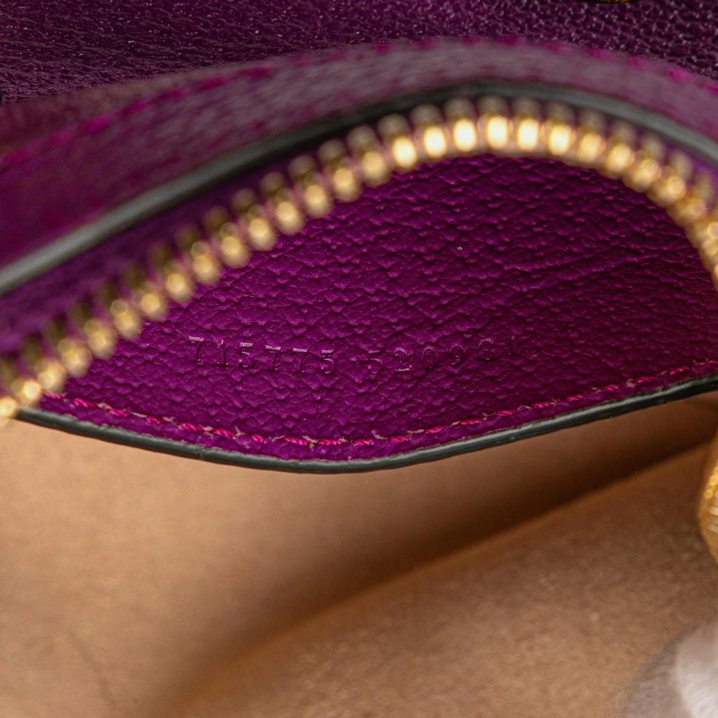 Gucci Purple Mini Dollar Calfskin Bamboo Diana Dome Satchel 商品