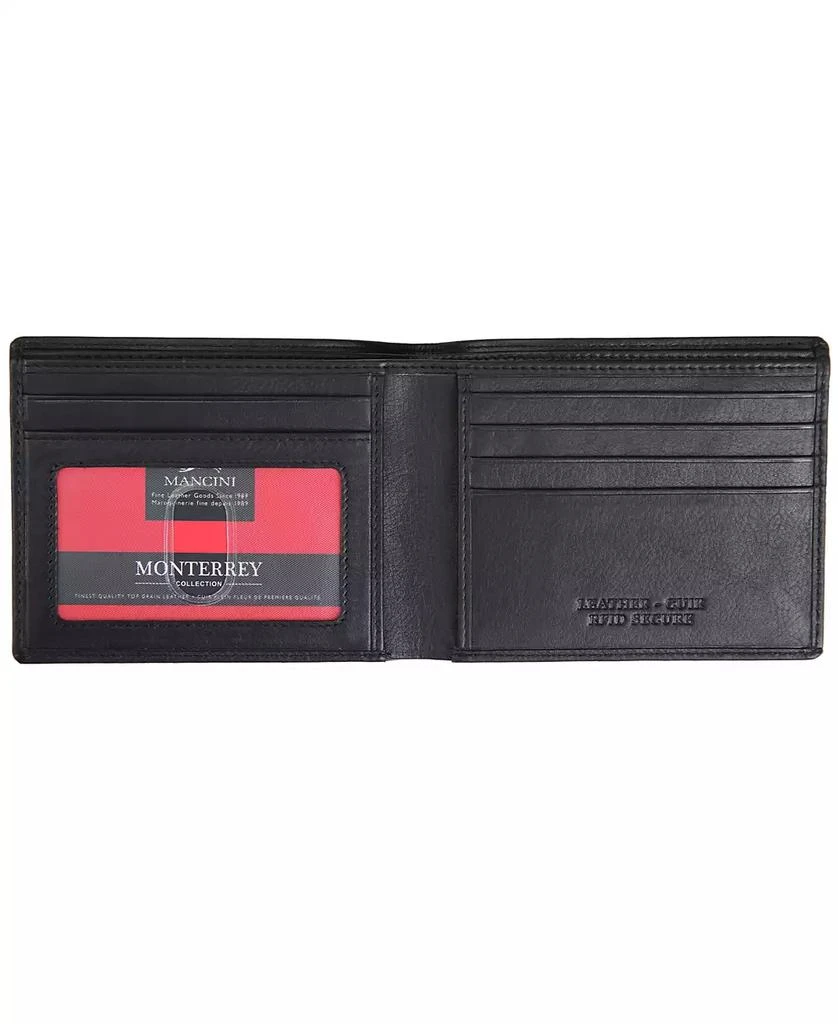 商品Mancini Leather Goods|Men's Monterrey Collection Bifold Wallet,价格¥180,第3张图片详细描述