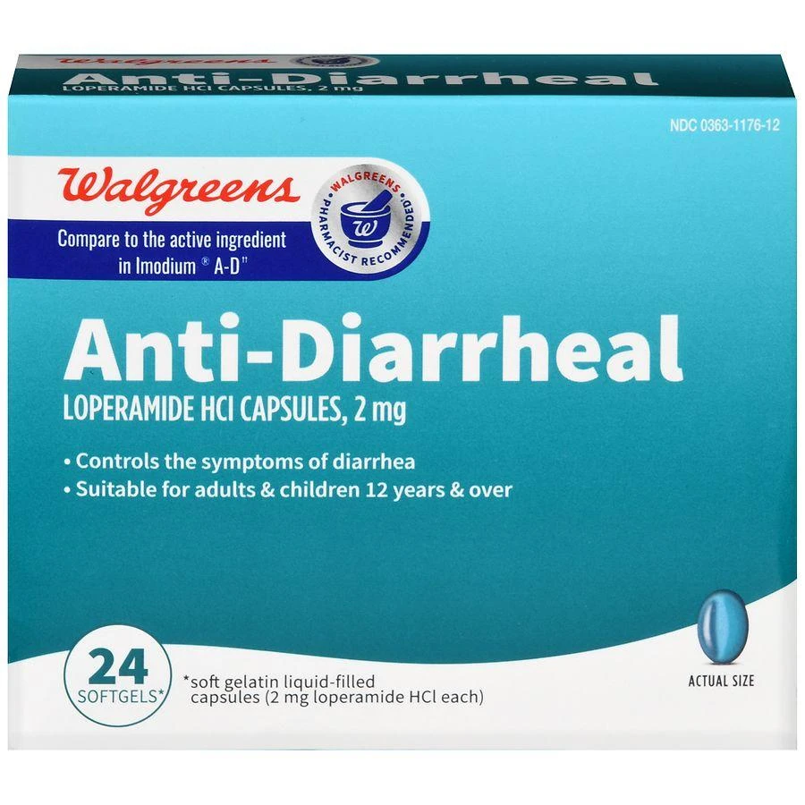商品Walgreens|Anti-Diarrheal Capsules,价格¥104,第1张图片详细描述