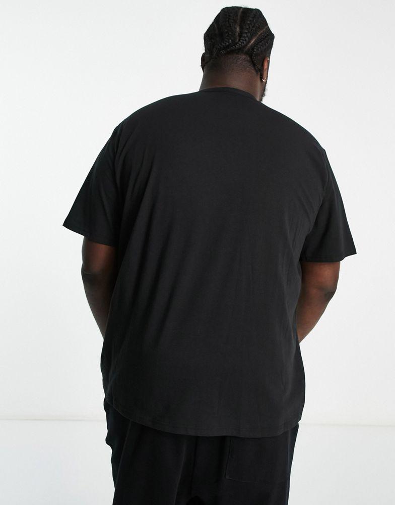 Calvin Klein Plus t-shirt in black商品第4张图片规格展示