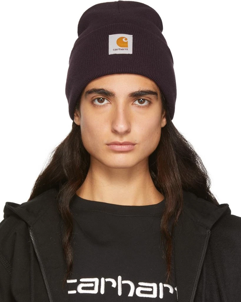 商品Carhartt WIP|Purple Watch Hat,价格¥147,第1张图片