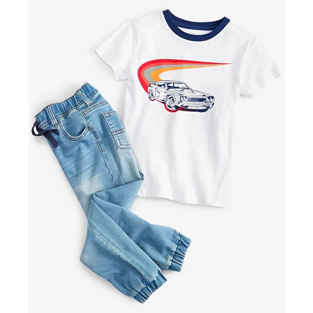 商品Epic Threads|Little Boys Denim Joggers, Created for Macy's,价格¥264,第4张图片详细描述