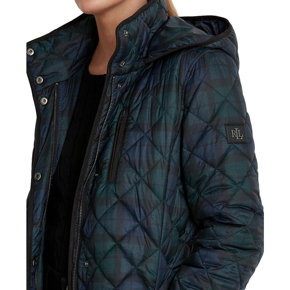 商品Ralph Lauren|Women's Faux-Suede-Trim Quilted Coat, Created for Macy's,价格¥1204,第4张图片详细描述