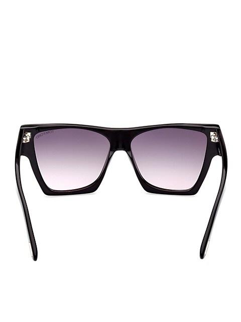 Dove 59MM Rectangular Sunglasses商品第5张图片规格展示