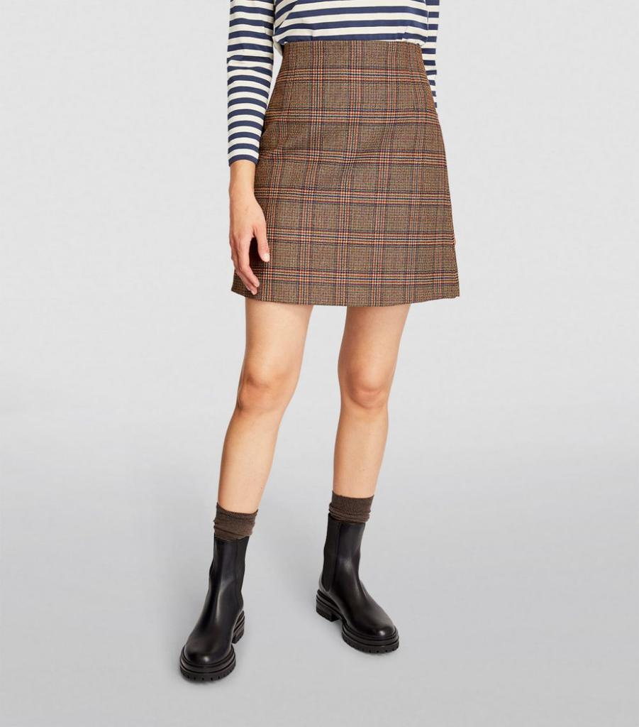 商品Weekend Max Mara|Check Mini Skirt,价格¥1377,第5张图片详细描述