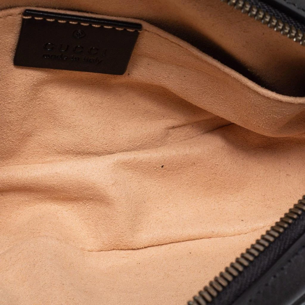 Gucci Black Matelassé  Leather GG Marmont Belt Bag 商品