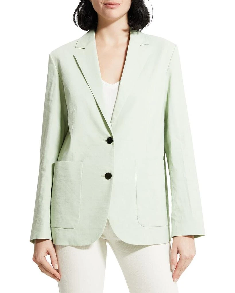 商品Theory|Theory Linen-Blend Jacket,价格¥884,第1张图片