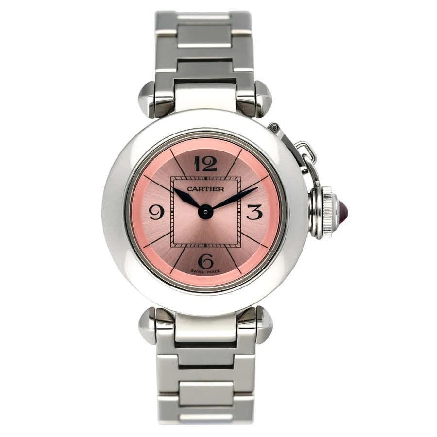 商品[二手商品] Cartier|Pre-owned Cartier Pasha Quartz Pink Dial Ladies Watch 2973,价格¥21225,第1张图片