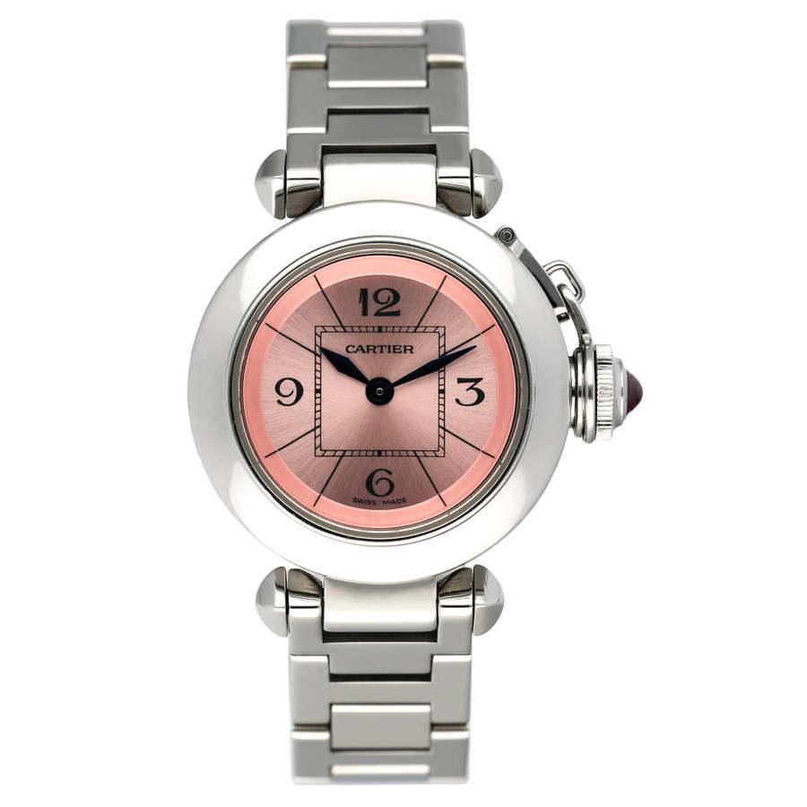 商品[二手商品] Cartier|Pre-owned Cartier Pasha Quartz Pink Dial Ladies Watch 2973,价格¥20423,第1张图片