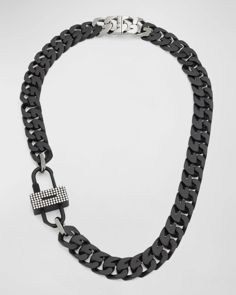 商品Givenchy|Men's Crystal Pavé G-Chain Necklace,价格¥13719,第1张图片