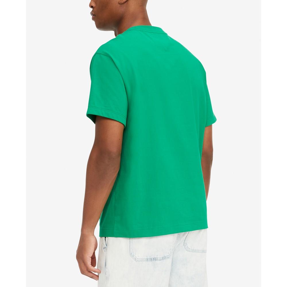 Men's Jersey Monogram Short Sleeve T-Shirt商品第2张图片规格展示