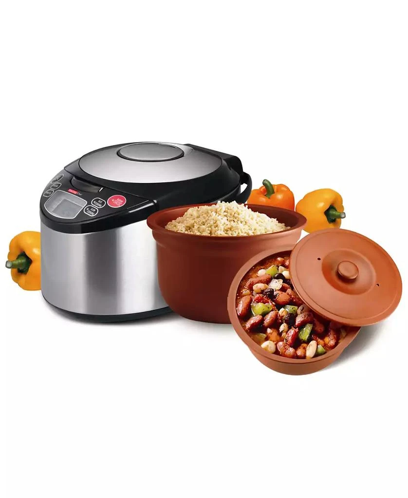商品VitaClay|Smart Digital Express - A Rice Slow Cooker, A Digital Steamer and A Yogurt Maker, 3.2 QT,价格¥1407,第2张图片详细描述