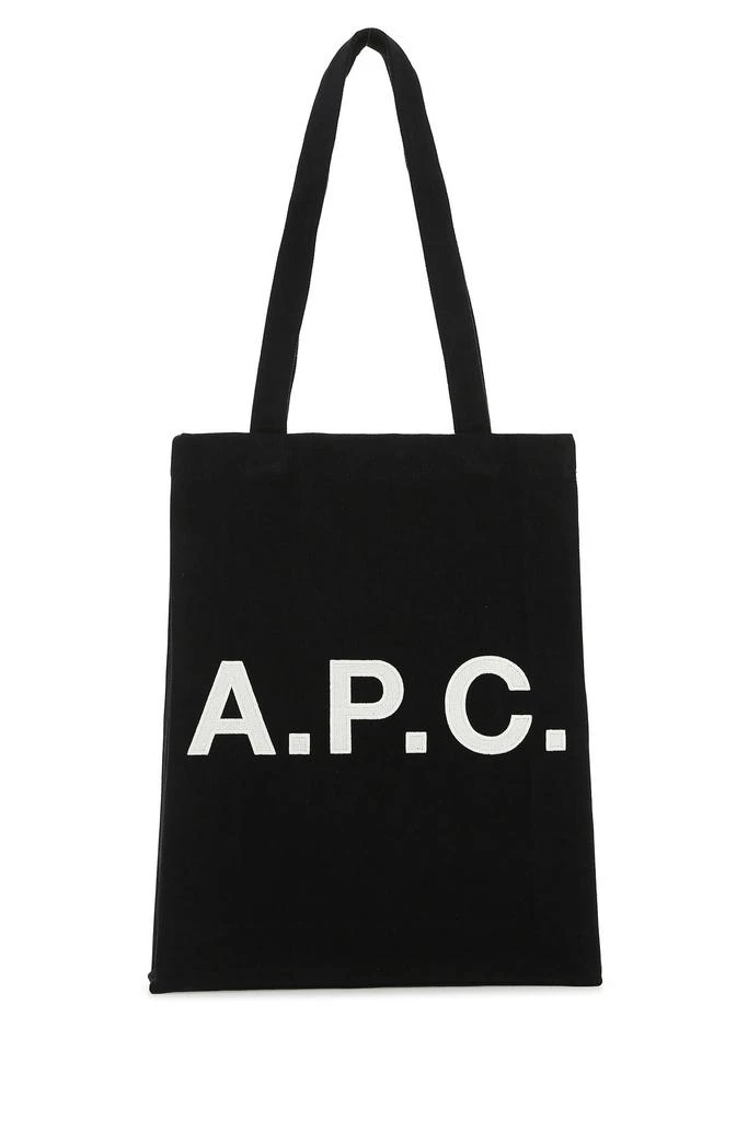 商品A.P.C.|Black denim Lou shopping bag  Black A.p.c. Donna,价格¥1141,第1张图片