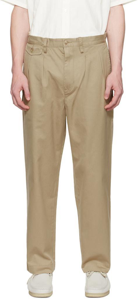 商品Ralph Lauren|Tan Whitman Trousers,价格¥1293,第1张图片