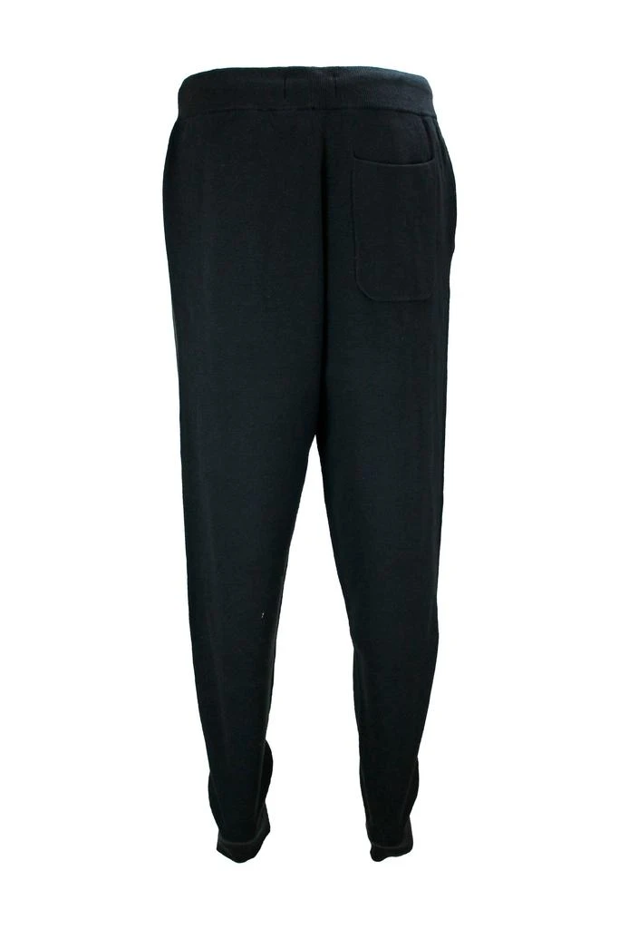 商品Hugo Boss|Navy blue virgin wool-cotton blend drawstring-waist tapered joggers,价格¥1814,第3张图片详细描述