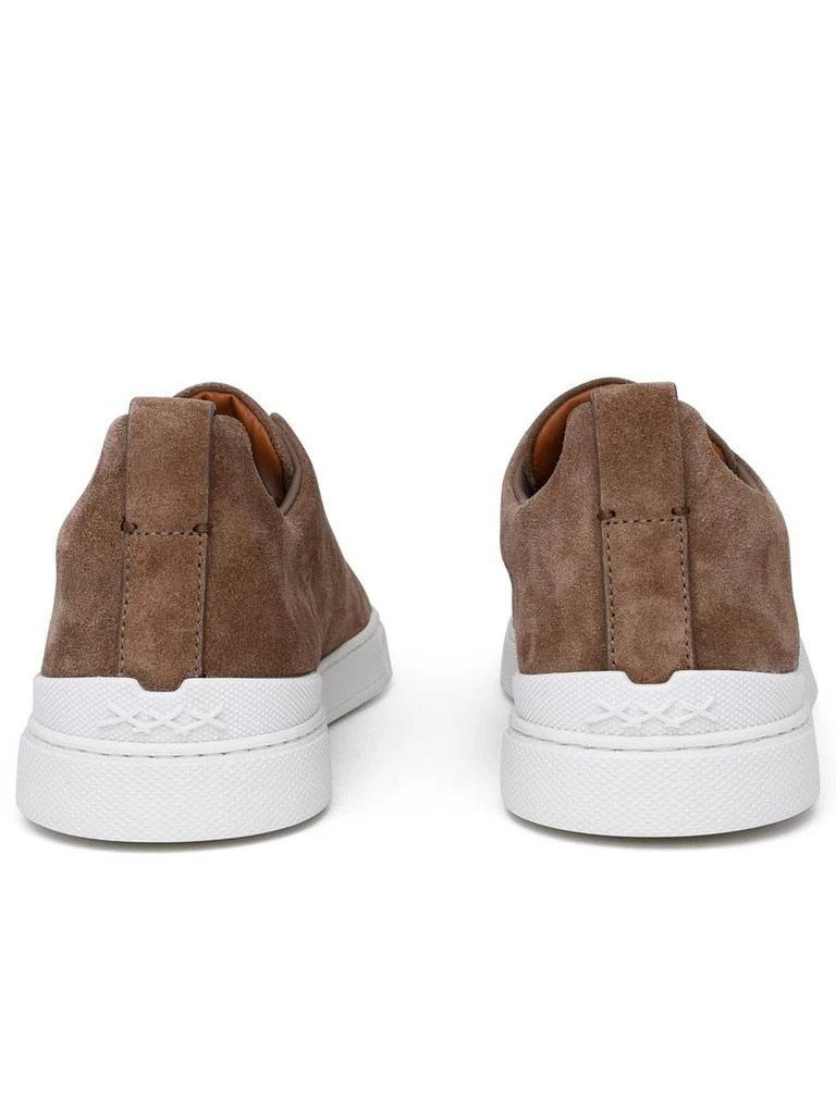 商品Zegna|SNEAKER TRIPLE STITCH IN SUEDE,价格¥3561,第4张图片详细描述