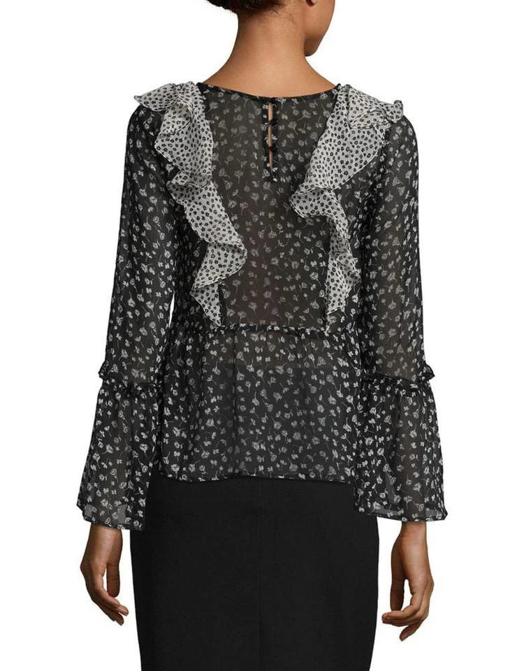 商品Miss Selfridge|Ruffled Bell-Sleeve Top,价格¥266,第3张图片详细描述