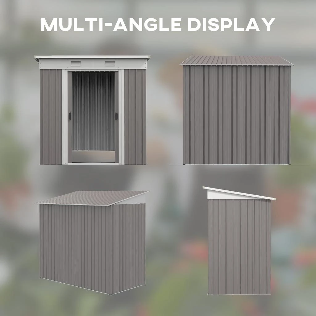 商品Streamdale Furniture|Streamdale Secure and Spacious Outdoor Shed for Garden Tools and Equipment,价格¥4021,第4张图片详细描述
